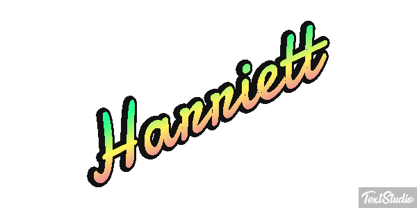 Harriett Текстовый эффект
