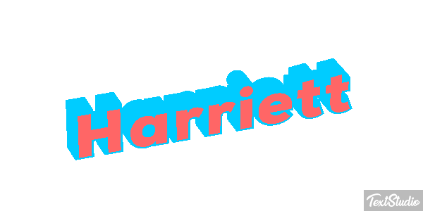 Harriett Текстовый эффект