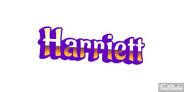 Harriett Текстовый эффект