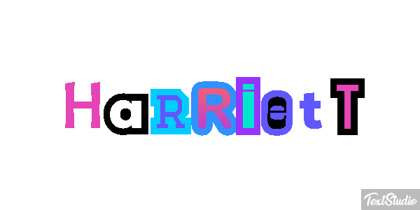 Harriett Текстовый эффект