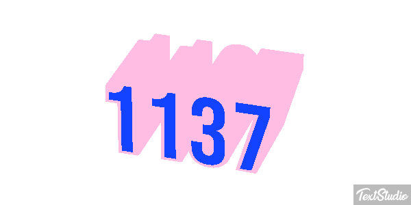 1137 Efekt tekstowy