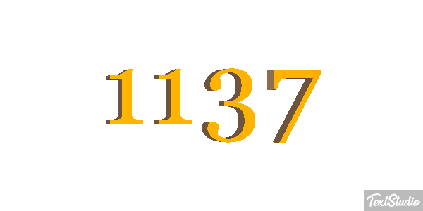 1137 Efekt tekstowy