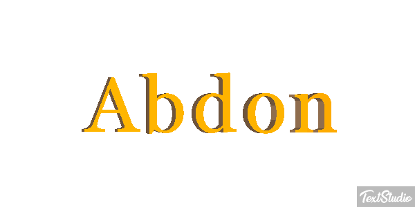 Abdon Effet de texte