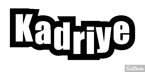 Kadriye Text effect