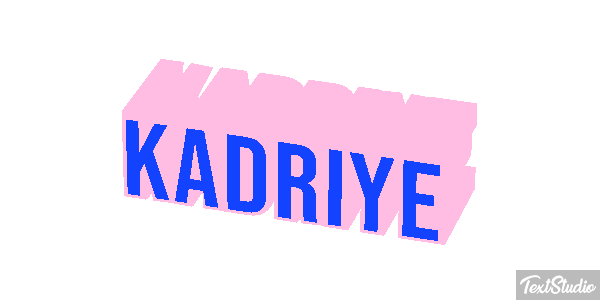 Kadriye Text effect