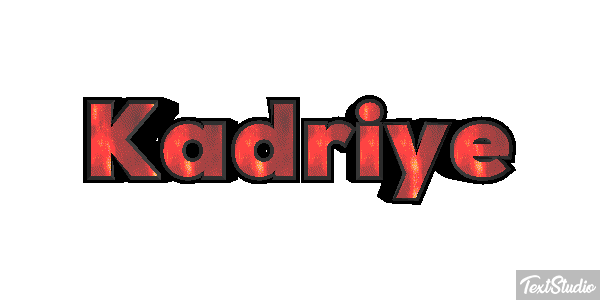 Kadriye Text effect