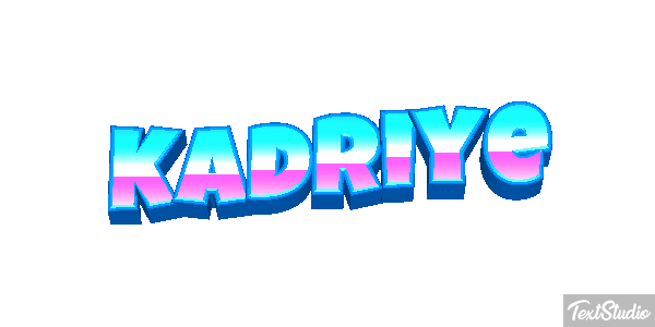 Kadriye Text effect
