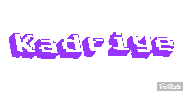 Kadriye Text effect