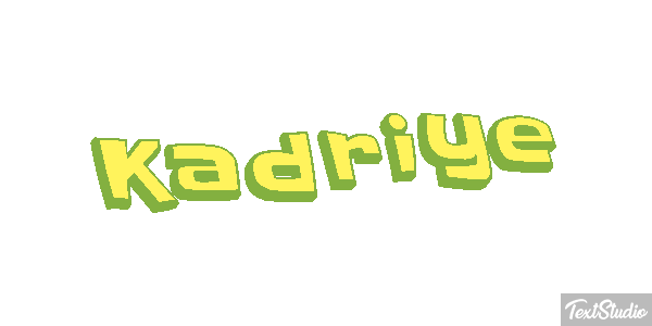 Kadriye Text effect