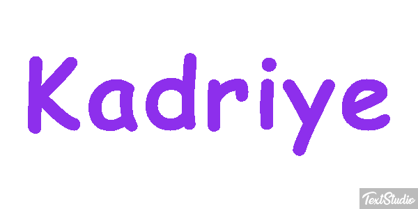 Kadriye Text effect