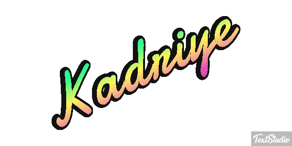 Kadriye Text effect