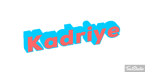 Kadriye Text effect