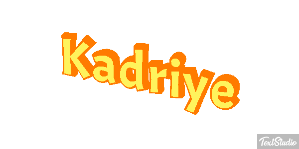 Kadriye Text effect