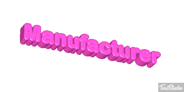 Manufacturer Effet de texte