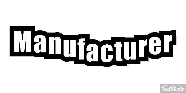 Manufacturer Effet de texte