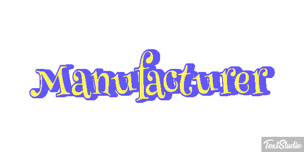 Manufacturer Effet de texte