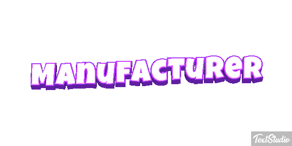 Manufacturer Effet de texte
