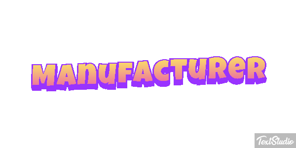 Manufacturer Effet de texte