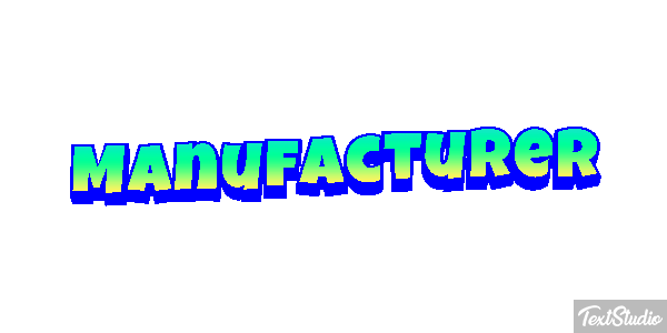 Manufacturer Effet de texte