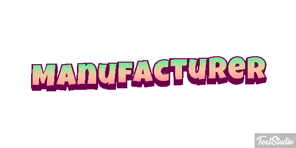 Manufacturer Effet de texte