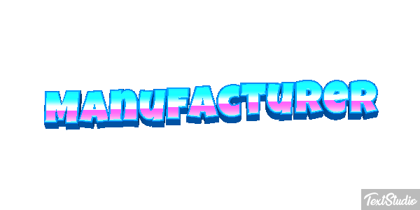 Manufacturer Effet de texte