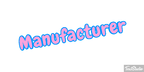 Manufacturer Effet de texte