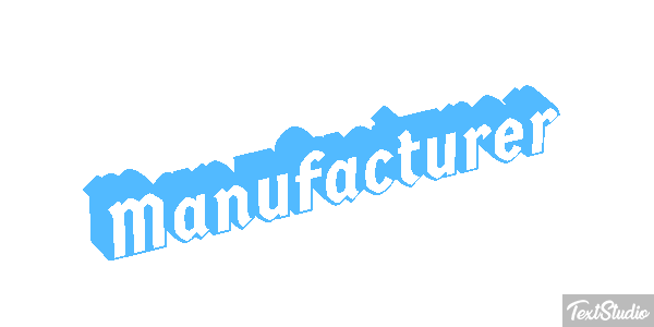 Manufacturer Effet de texte