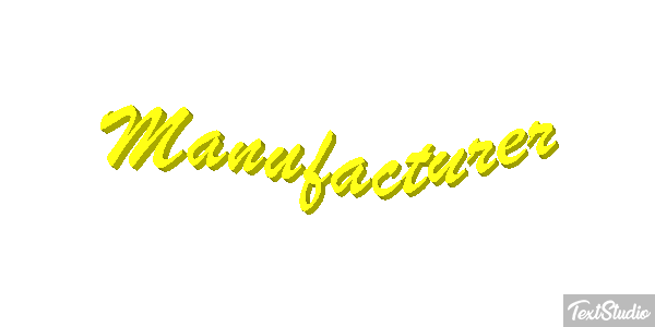 Manufacturer Effet de texte