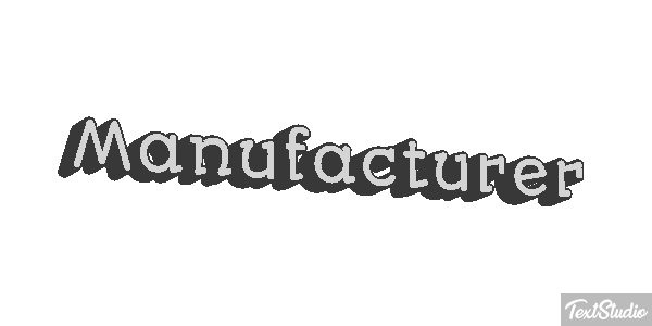 Manufacturer Effet de texte