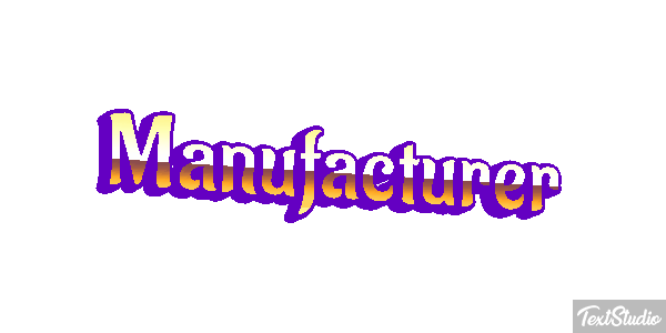 Manufacturer Effet de texte