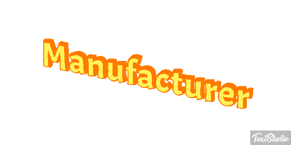 Manufacturer Effet de texte