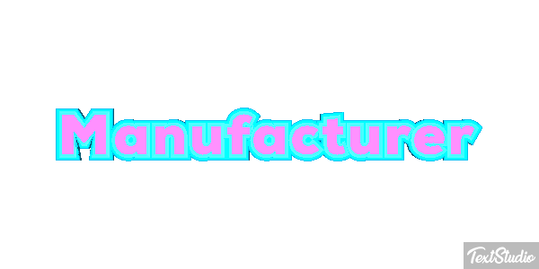 Manufacturer Effet de texte