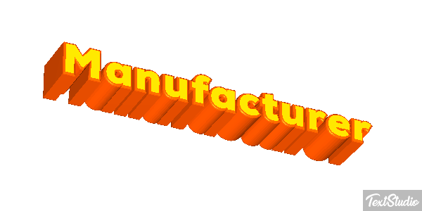Manufacturer Effet de texte