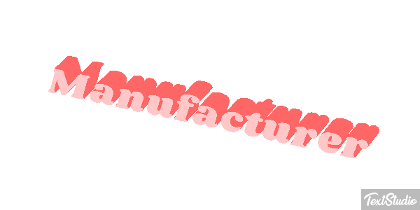 Manufacturer Effet de texte