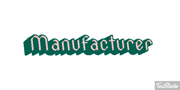 Manufacturer Effet de texte