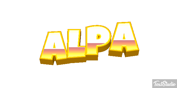 Alpa Text effect