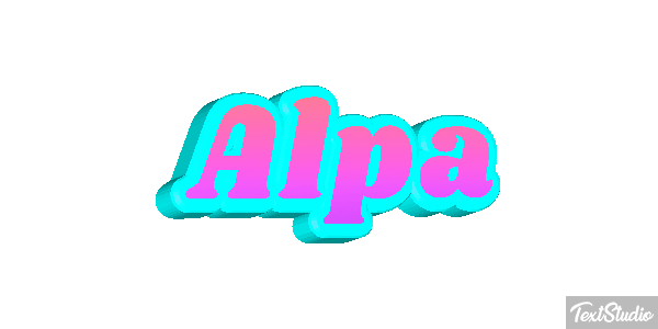 Alpa Text effect