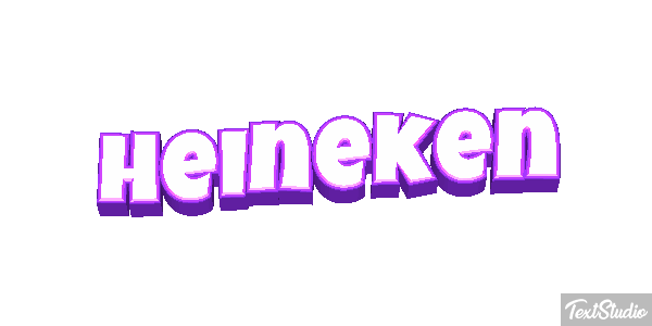 Heineken Text effect