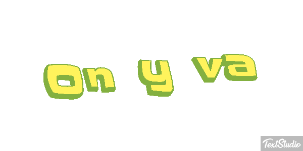 On y va Effet de texte