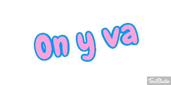 On y va Effet de texte