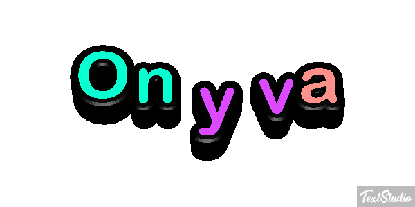 On y va Effet de texte