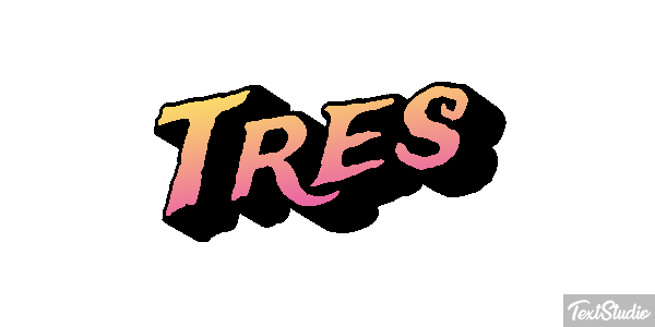 Três Effet de texte