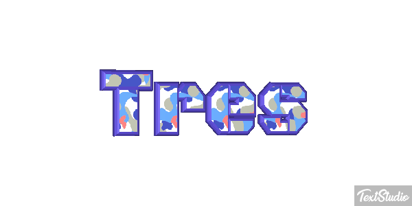 Três Effet de texte