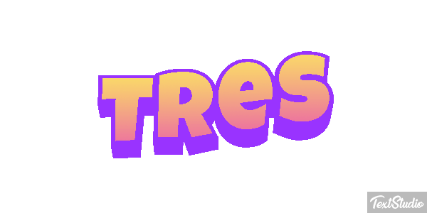 Três Effet de texte