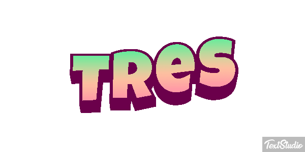 Três Effet de texte