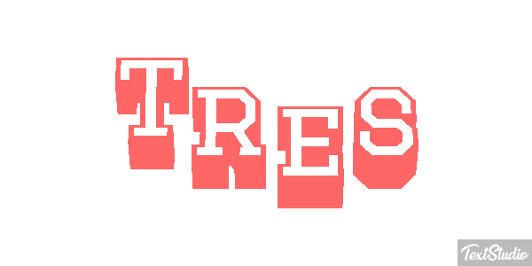 Três Effet de texte