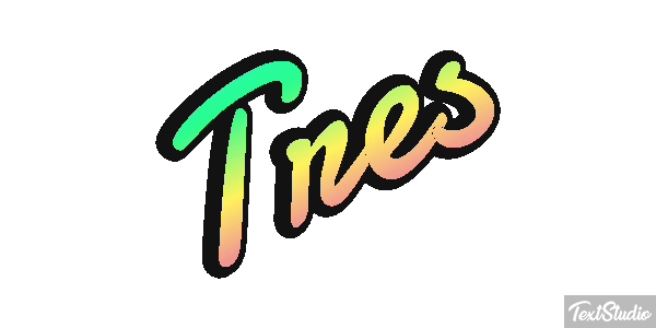 Três Effet de texte
