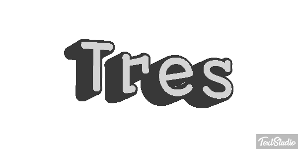 Três Effet de texte