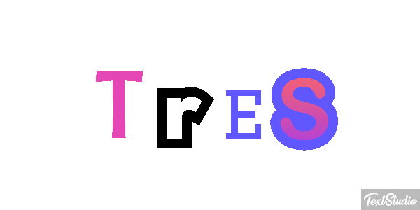 Três Effet de texte