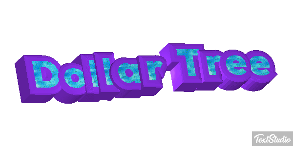 Dollar Tree Efecto de texto